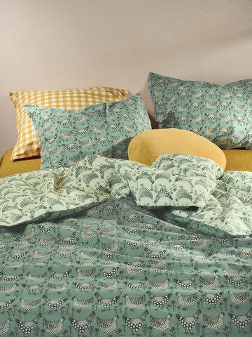 ESSENZA Duvet Cover 'Chicken Run' in Green