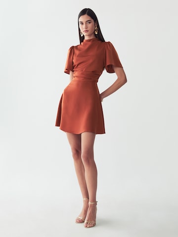 Willa Cocktail dress 'SARAY' in Brown