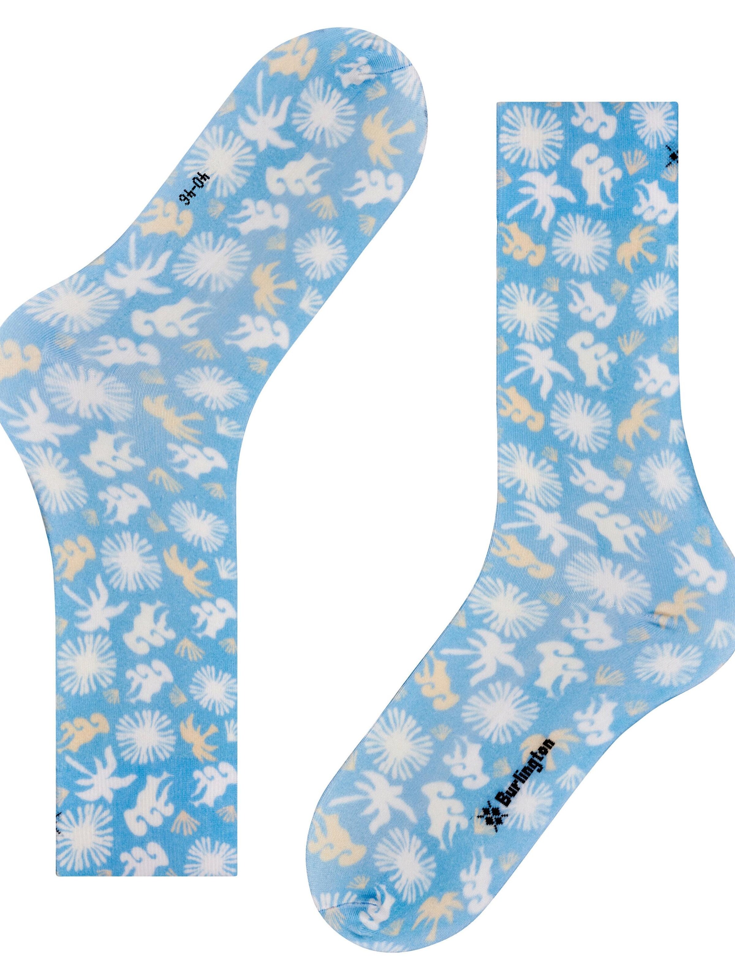 BURLINGTON Socks 'Lagoon' in Blue