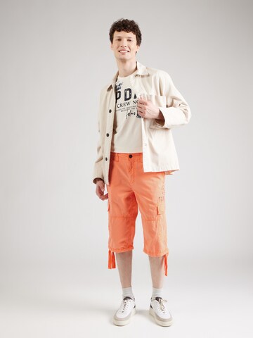 CAMP DAVID Regular Cargo Pants in Orange