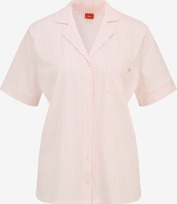 Camicia da notte di s.Oliver in arancione: frontale