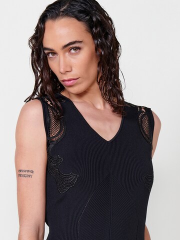 KOROSHI Knit dress in Black