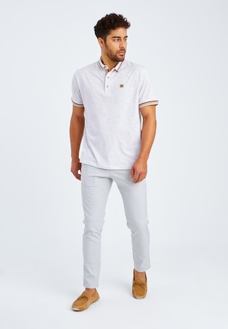 Leif Nelson T-Shirt Polo in Beige