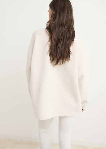 MANGO Sweatshirt 'Coma' in Weiß