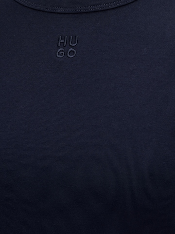 HUGO T-Shirt 'Deloris' in Blau