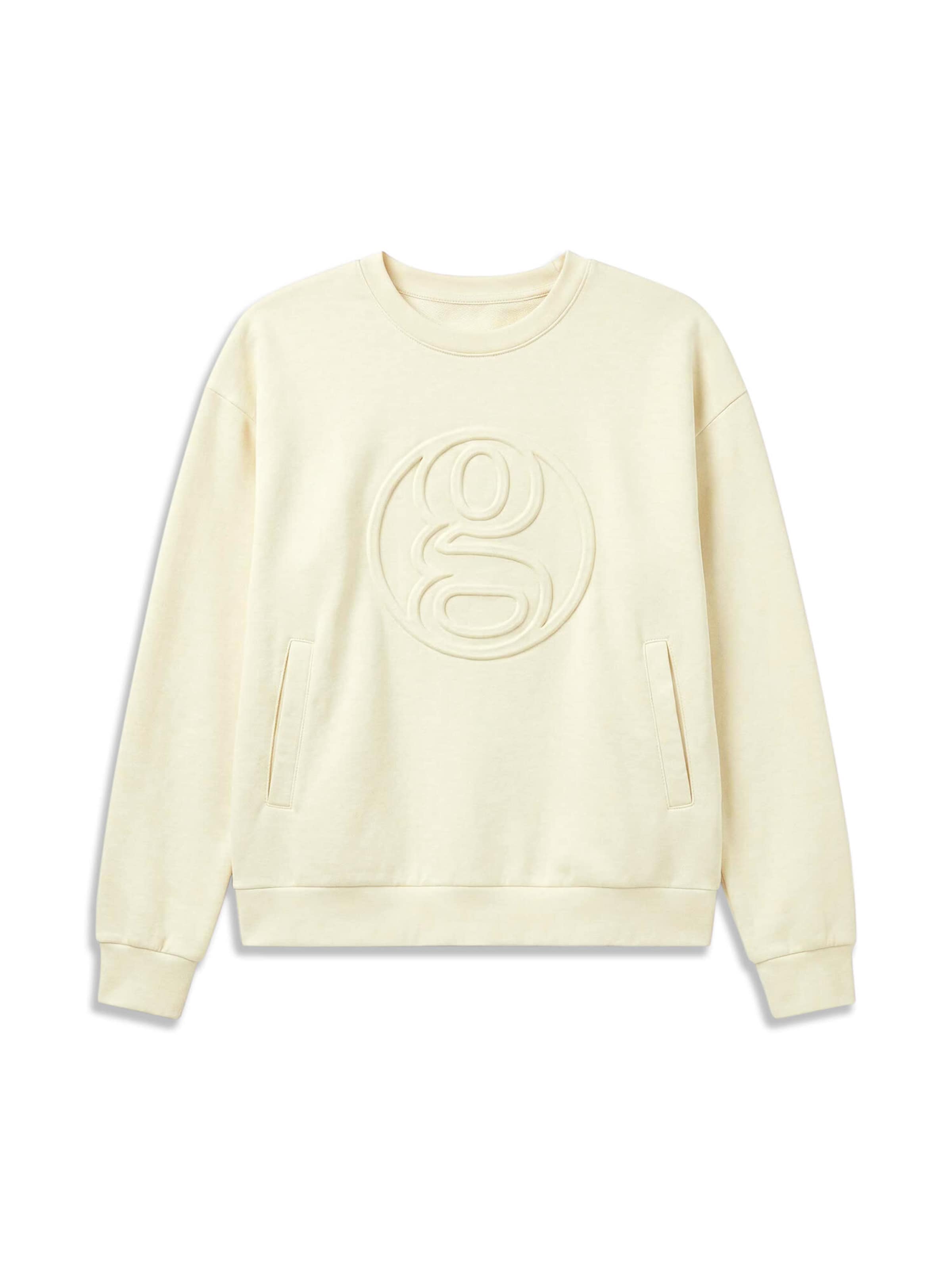Sweat-shirt Gisela en beige : devant