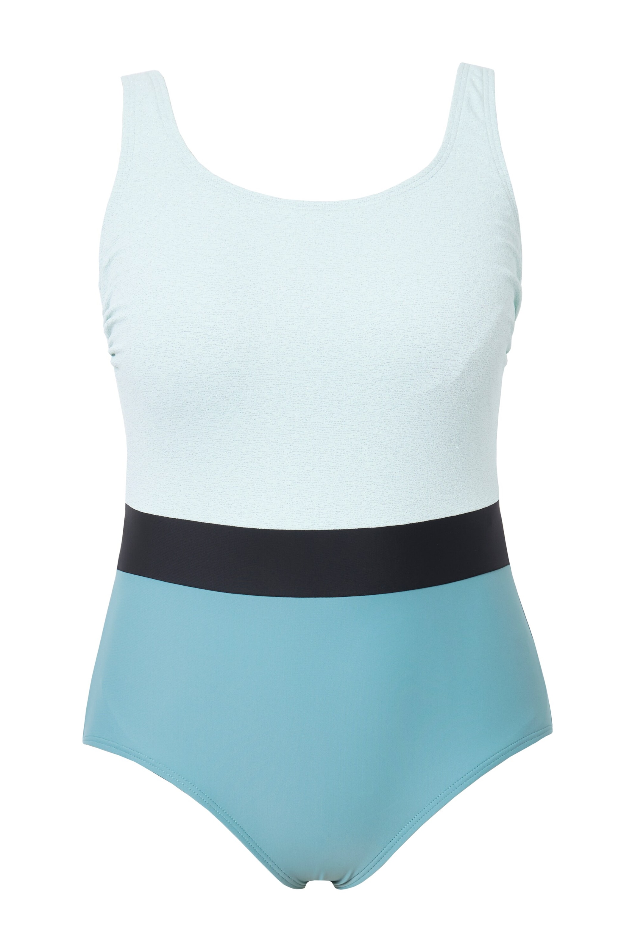 Bustier Maillot de bain Ulla Popken en vert : devant