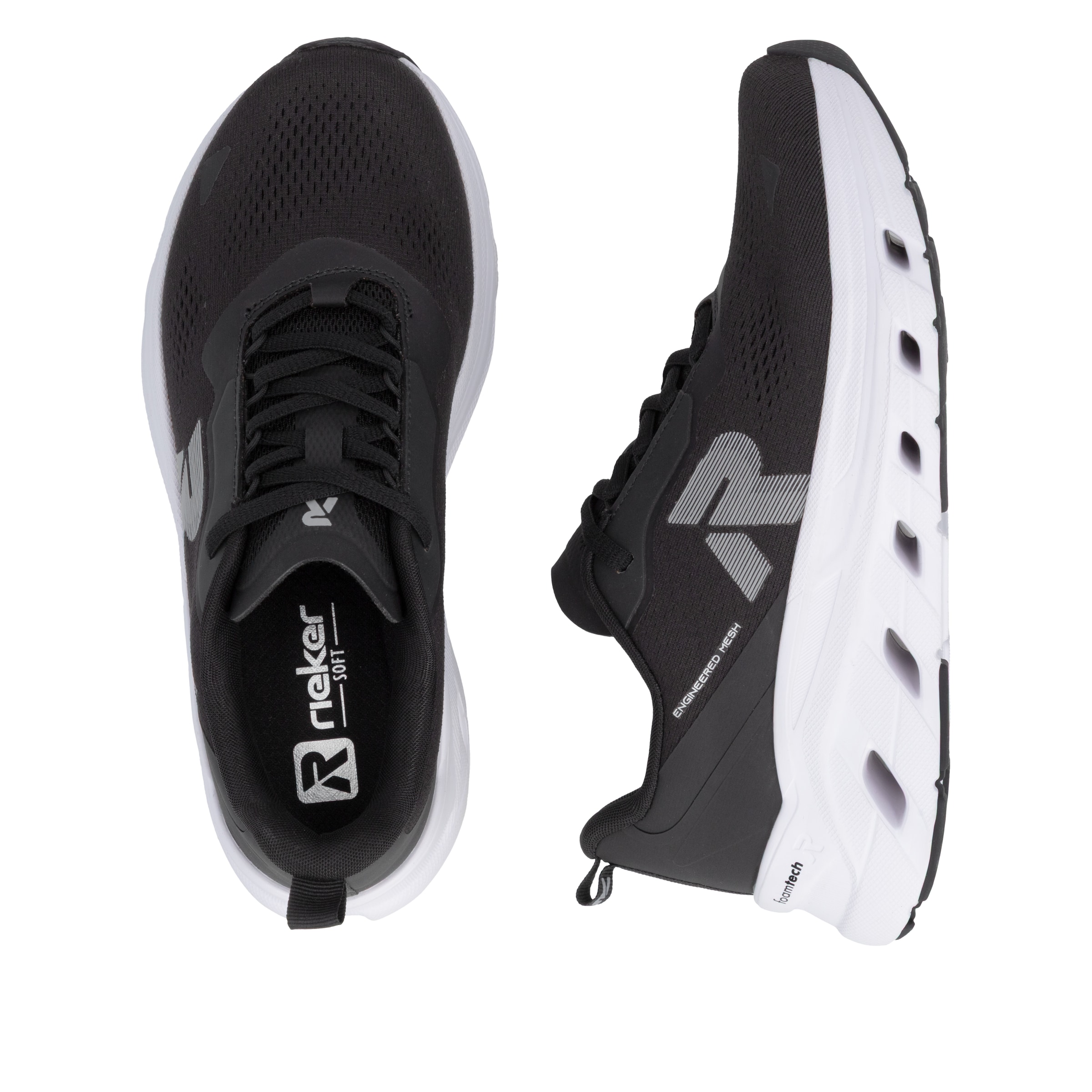 Sneaker bassa di Rieker Sport in nero