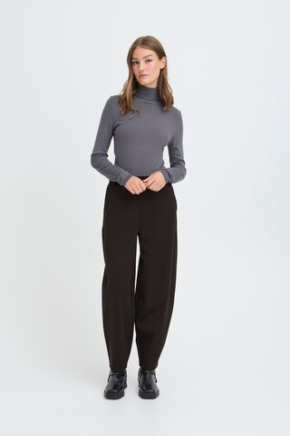 ICHI Barrel Trousers 'IHKate' in Black