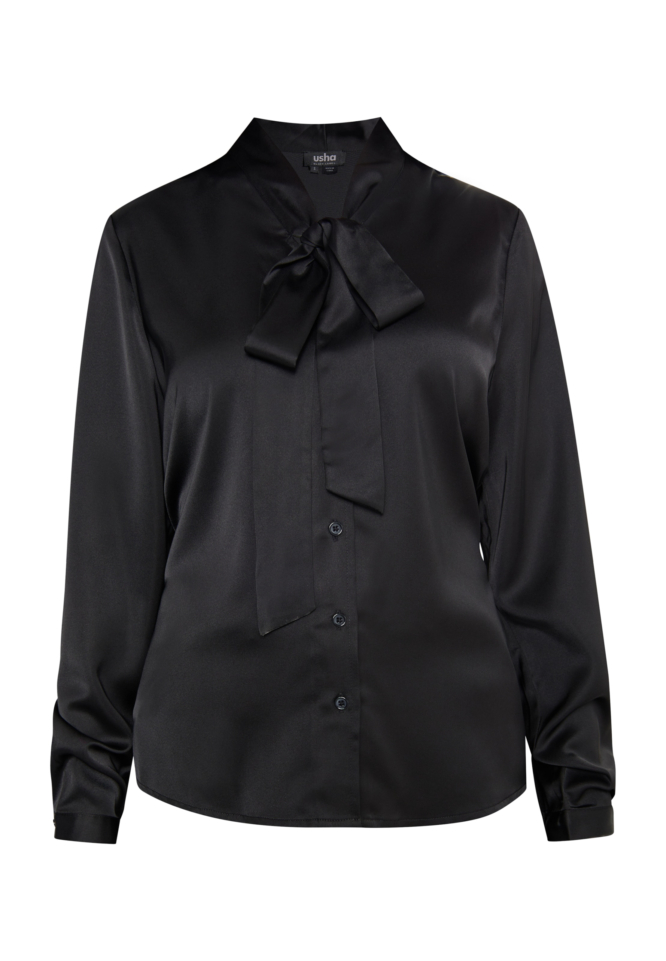 usha BLACK LABEL Blouse in Black: front