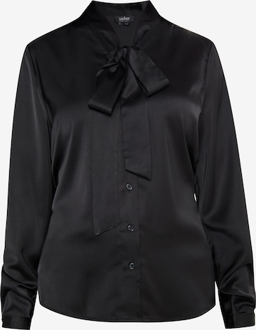 usha BLACK LABEL - Blusa en negro: frente