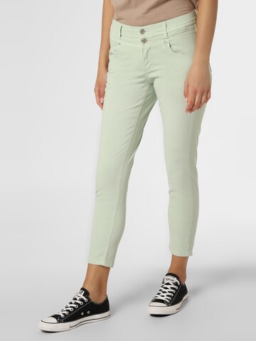 Angels Skinny Jeans 'Ornella' in Groen: voorkant