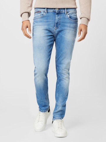 Tommy Jeans - Regular Calças de ganga 'Austin' em azul: frente