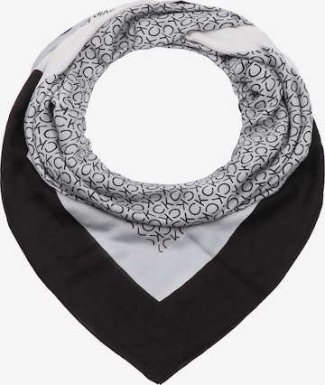 Foulard Calvin Klein en noir : devant