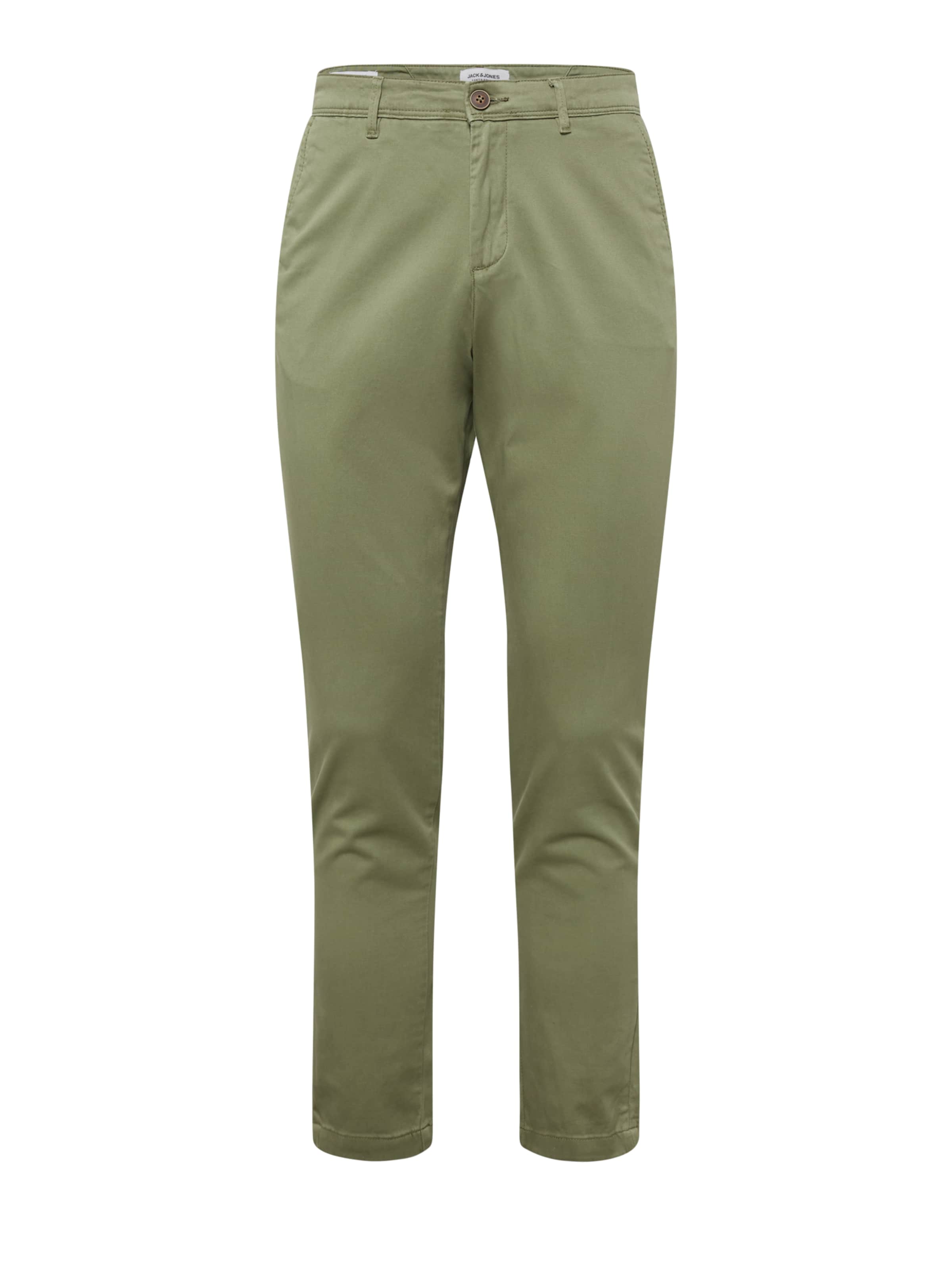 JACK & JONES Slim fit Chino Pants 'JJIMarco JJBowie' in Green: front