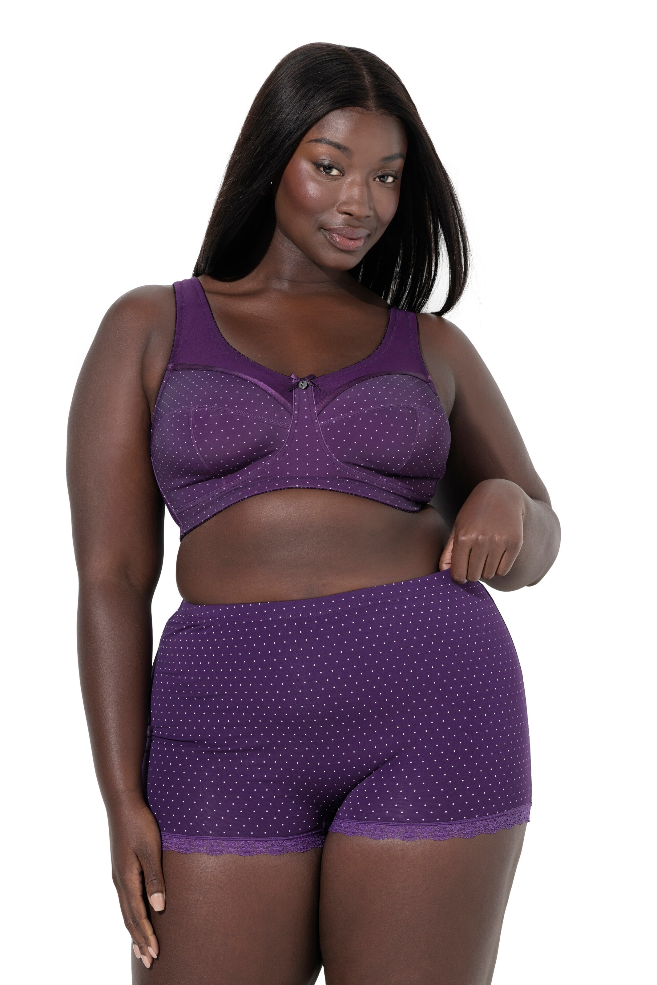 Ulla Popken Slip in Lila: voorkant