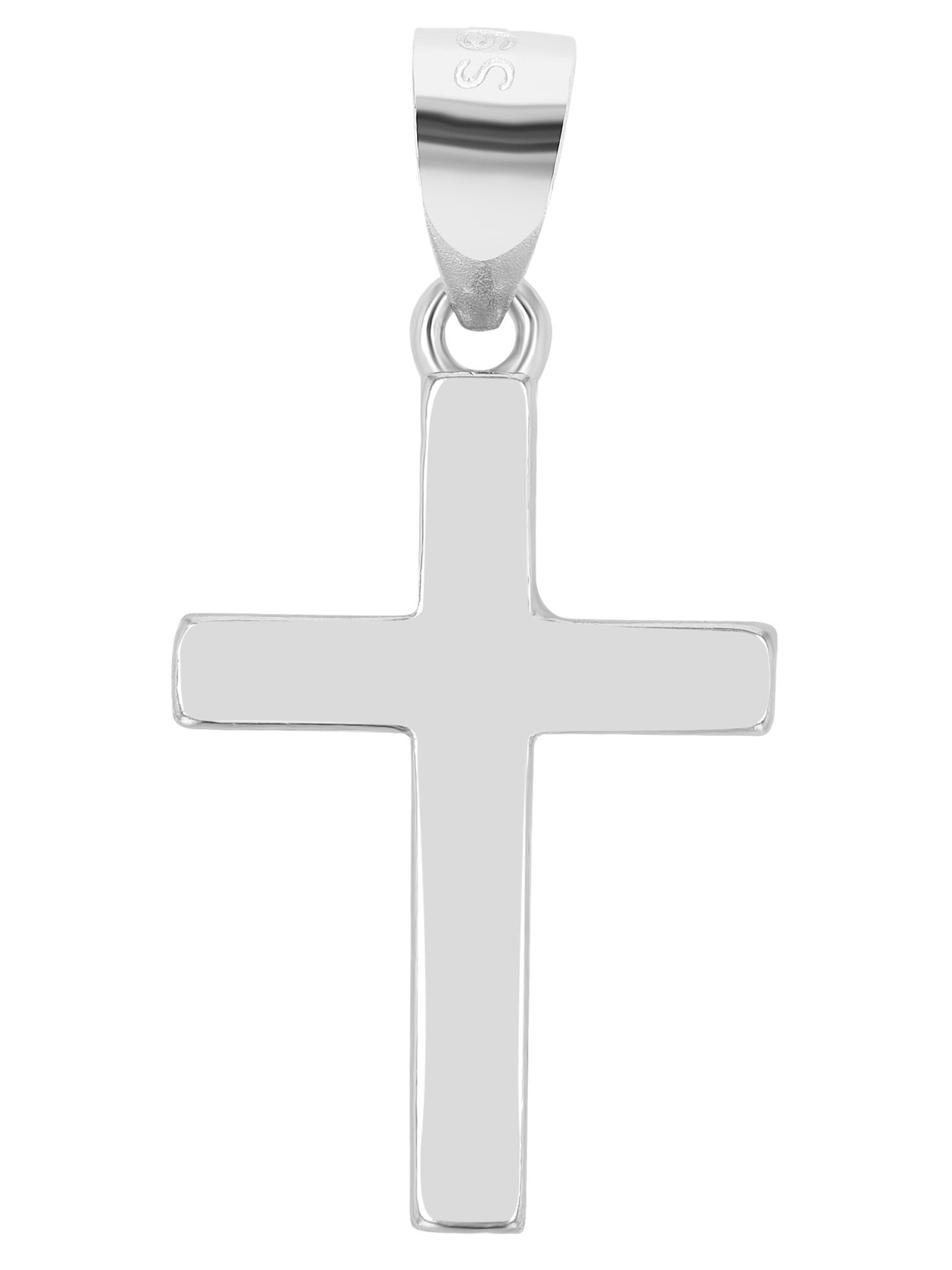 Akzent Pendant '"Noa" aus 925 Sterlingsilber, rhodiniert, langlebig' in Silver