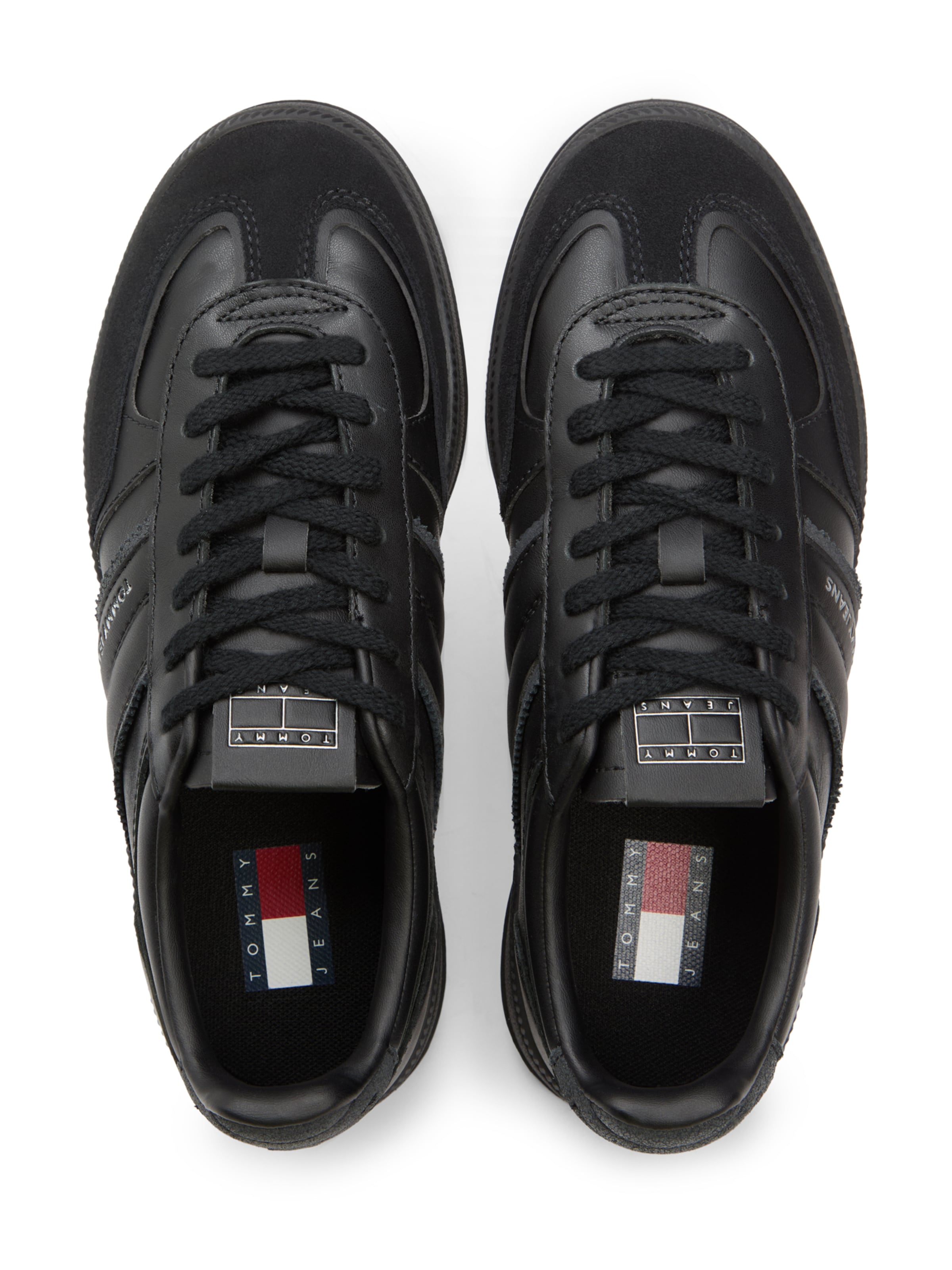 Tommy Jeans Rövid szárú sportcipők 'THE GREENWICH' - fekete