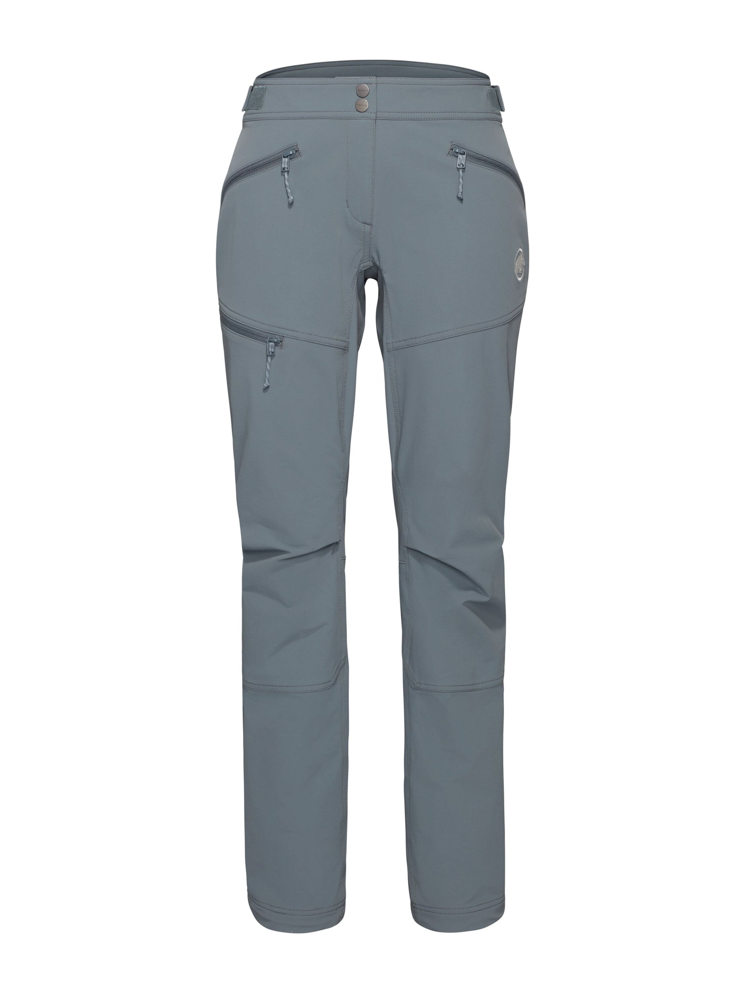 MAMMUT Outdoor Pants in Grey: front