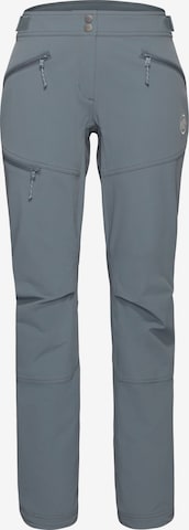 MAMMUT Outdoor Pants in Grey: front