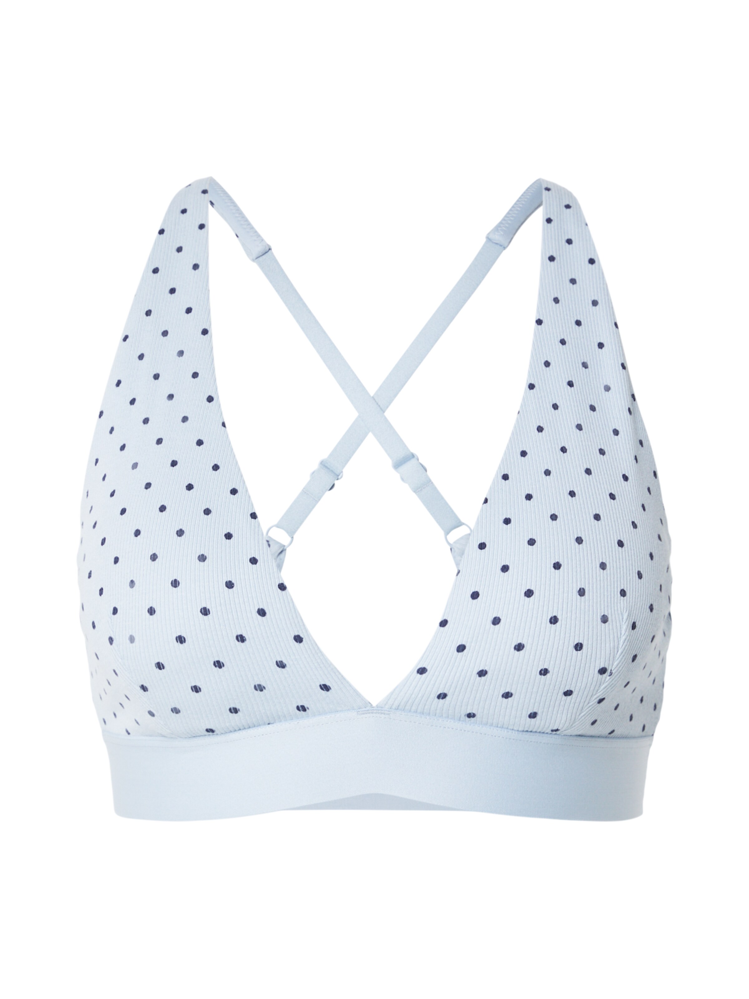 Abercrombie & Fitch Sporttop in XS in de kleur Navy / Lichtblauw, Productweergave