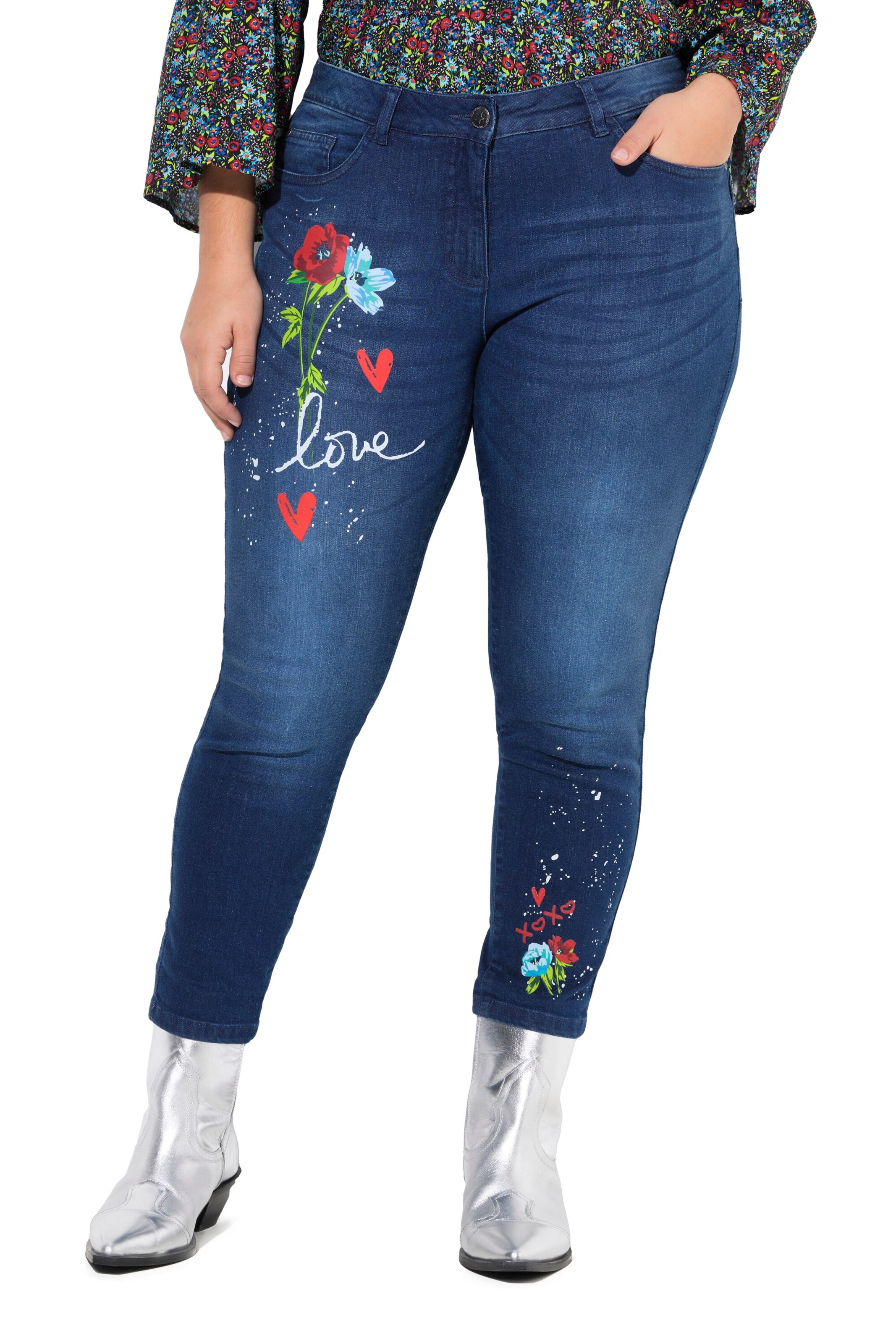 Angel of Style Slimfit Jeans in Blau: Vorderseite