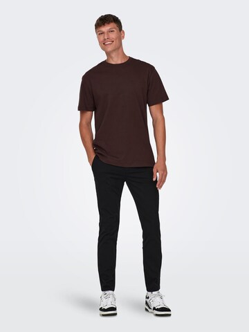 Only & Sons T-Shirt 'ONSMax' in Rot