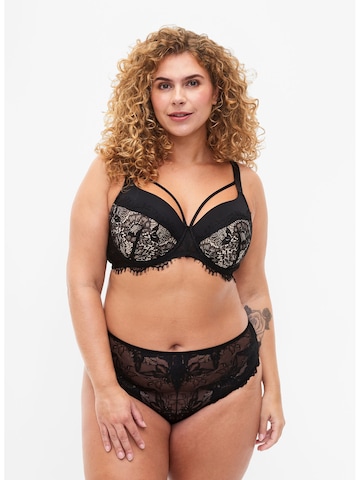 Devoted by Zizzi Push-up BH 'Lsida' in Schwarz