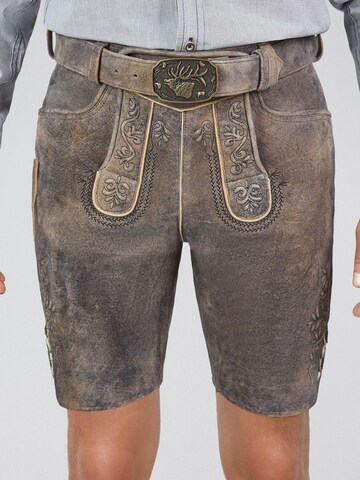 Regular Pantalon folklorique 'Heribert' SPIETH & WENSKY en marron