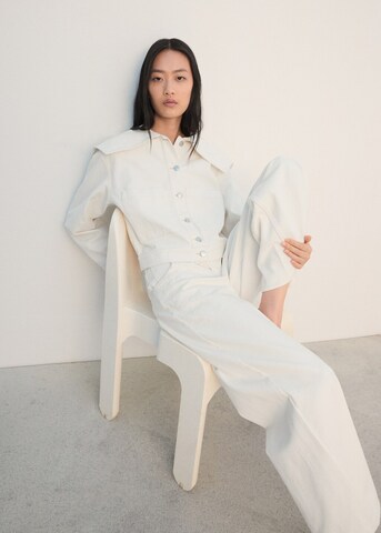 MANGO Between-Season Jacket 'Marine' in White