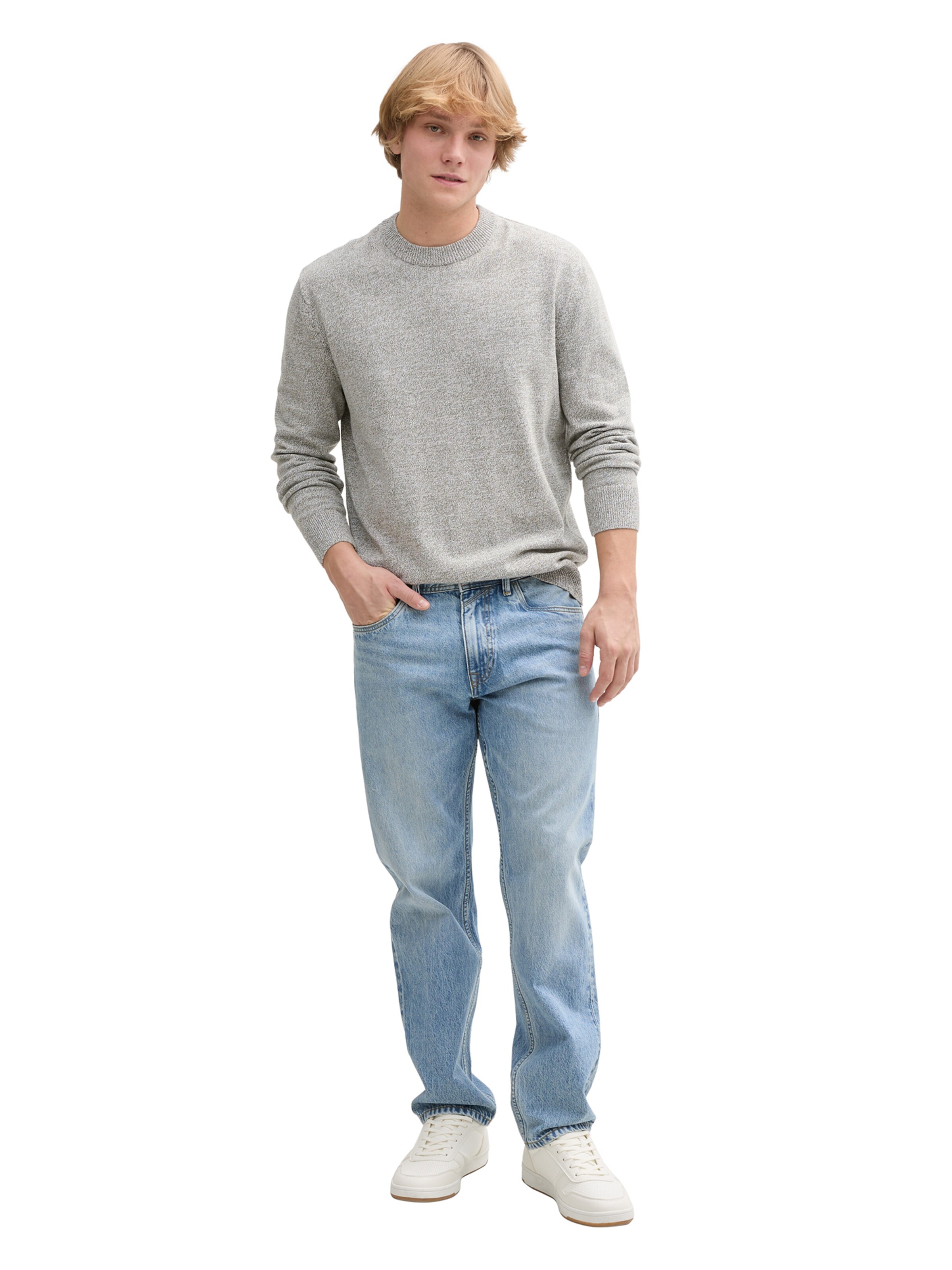 TOM TAILOR DENIM Πουλόβερ σε πράσινο