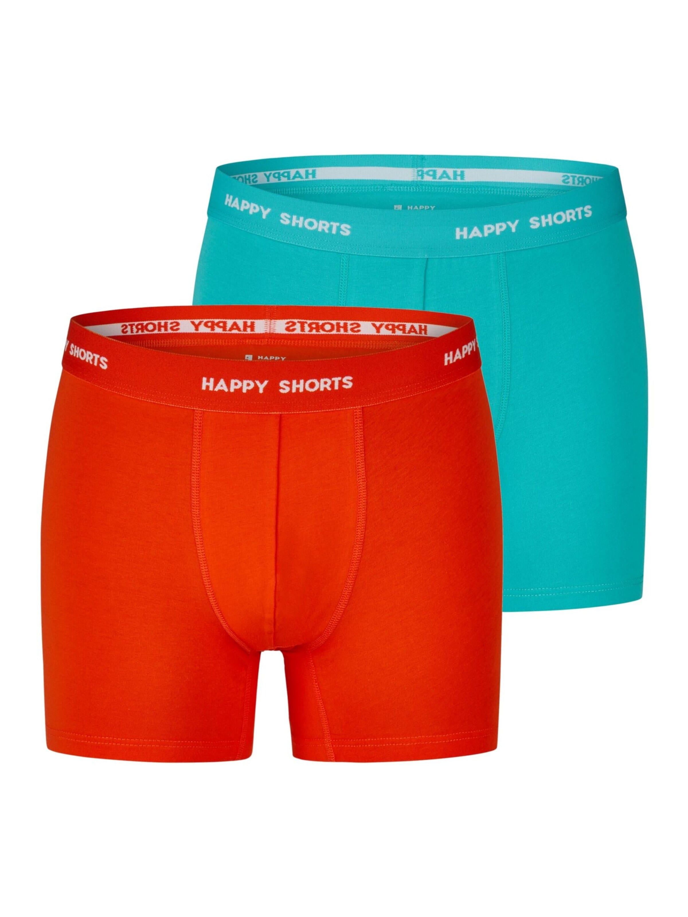 Boxers Happy Shorts en bleu : devant