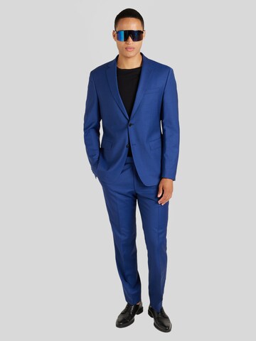 JOOP! Regular Trousers with creases in Blue