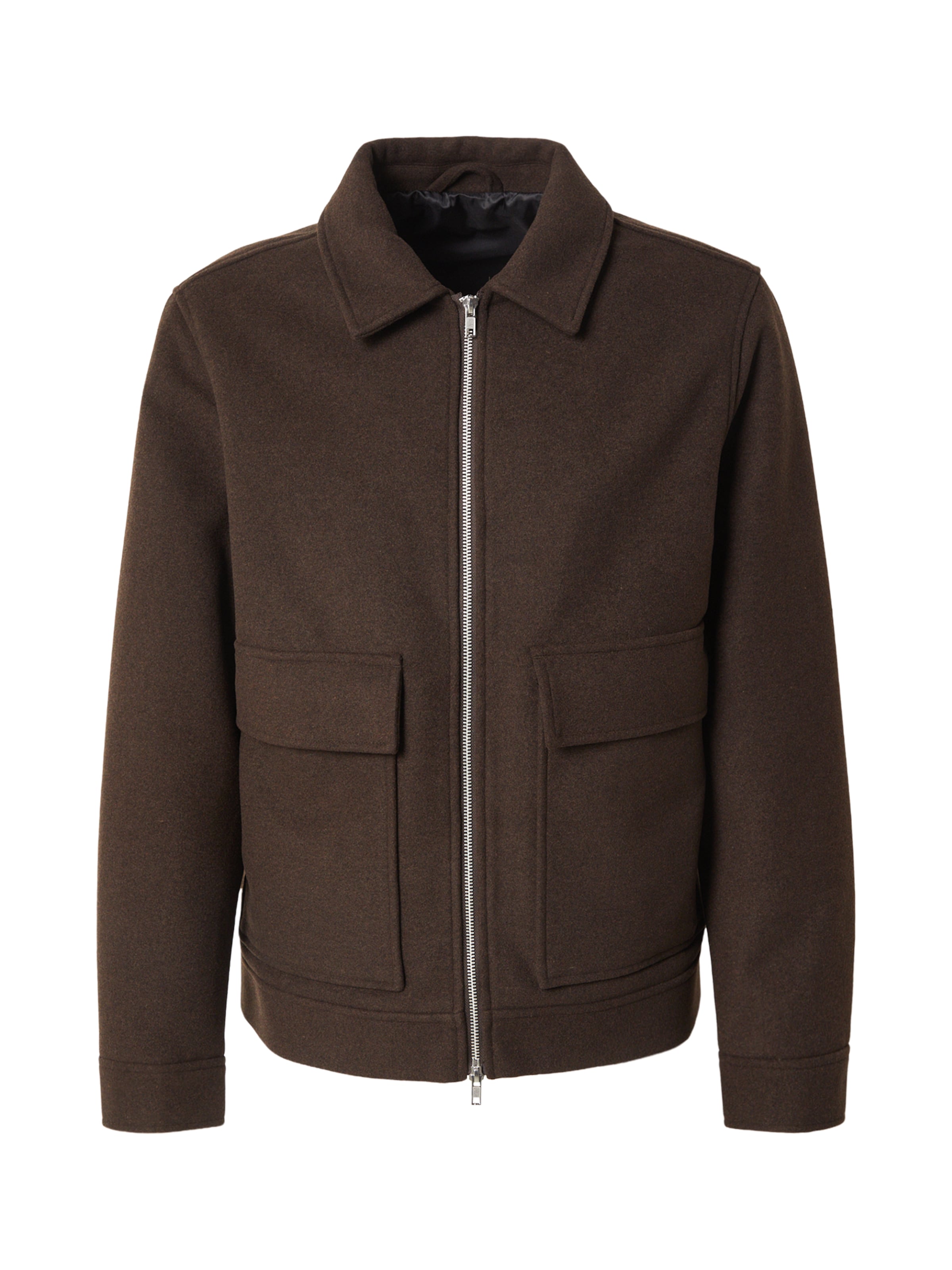 Lindbergh Between-Season Jacket in Brown: front