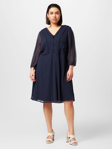 ONLY Carmakoma - Vestido 'NEW BETTINA' en azul: frente