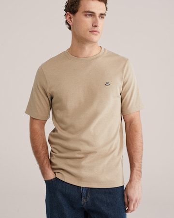 WE Fashion Μπλουζάκι σε μπεζ: μπροστά