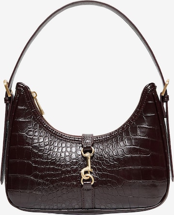 Borsa a spalla di Bershka in marrone: frontale