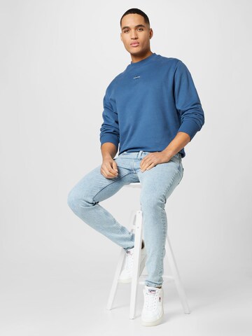 Calvin Klein Jeans Mikina – modrá