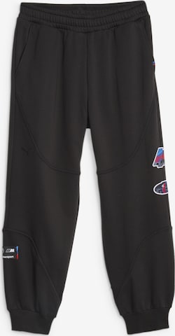 PUMA Tapered Sportbroek 'BMW M Motorsport Statement' in Zwart: voorkant