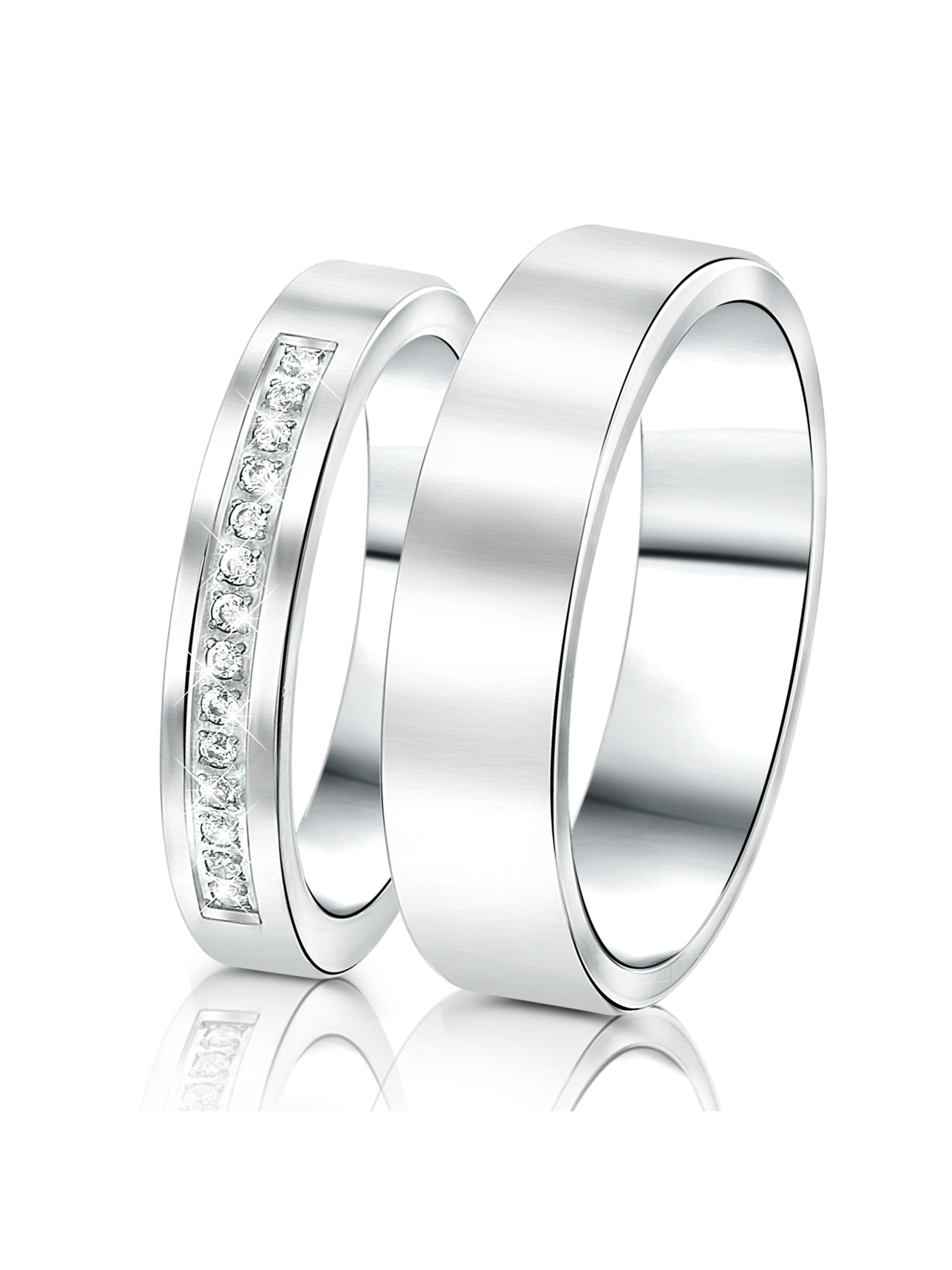 Lucardi Ring in Silver