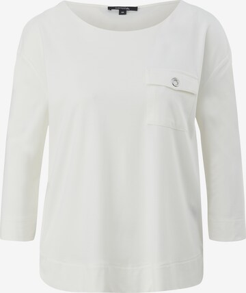 T-shirt COMMA en blanc : devant