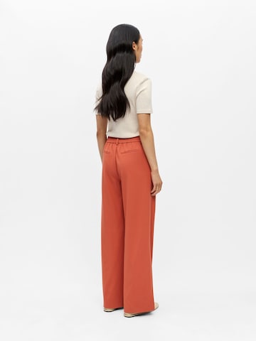 OBJECT - Pierna ancha Pantalón en naranja