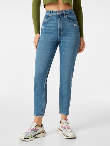 Bershka Slimfit Jeans in Blau: predná strana