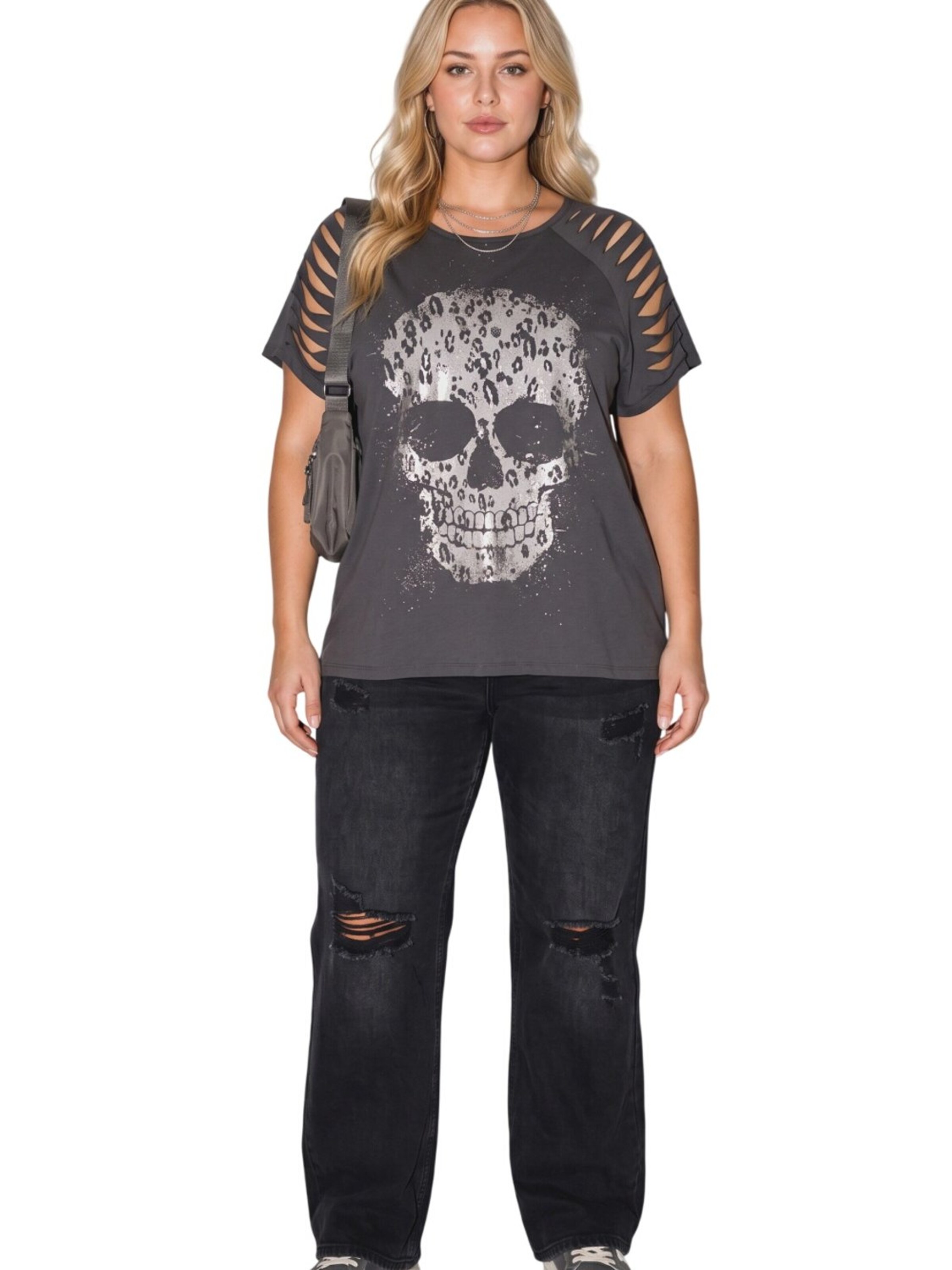 Shape Of You Shirt in Grijs