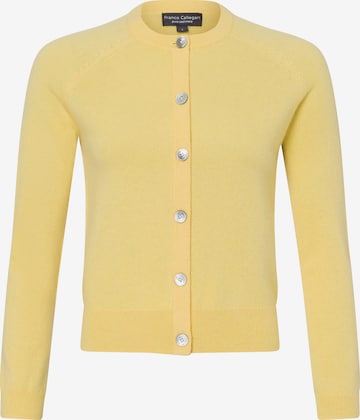Franco Callegari Strickjacke in Gelb: Vorderseite