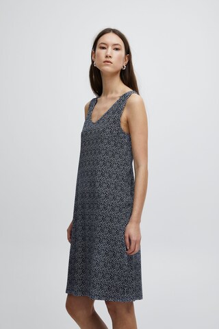 Robe 'Lisa Dr21' ICHI en bleu : devant