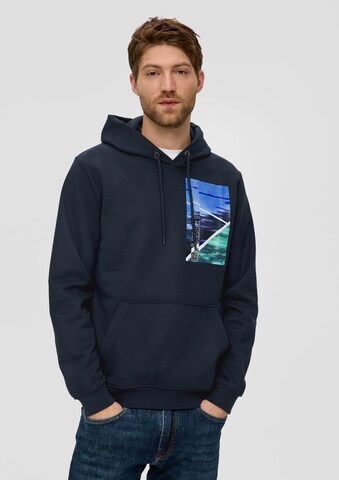 s.Oliver Sweatshirt in Blue: front