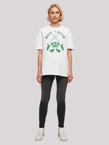 T-shirt oversize 'Marvin The Martian Large Head' F4NT4STIC en blanc