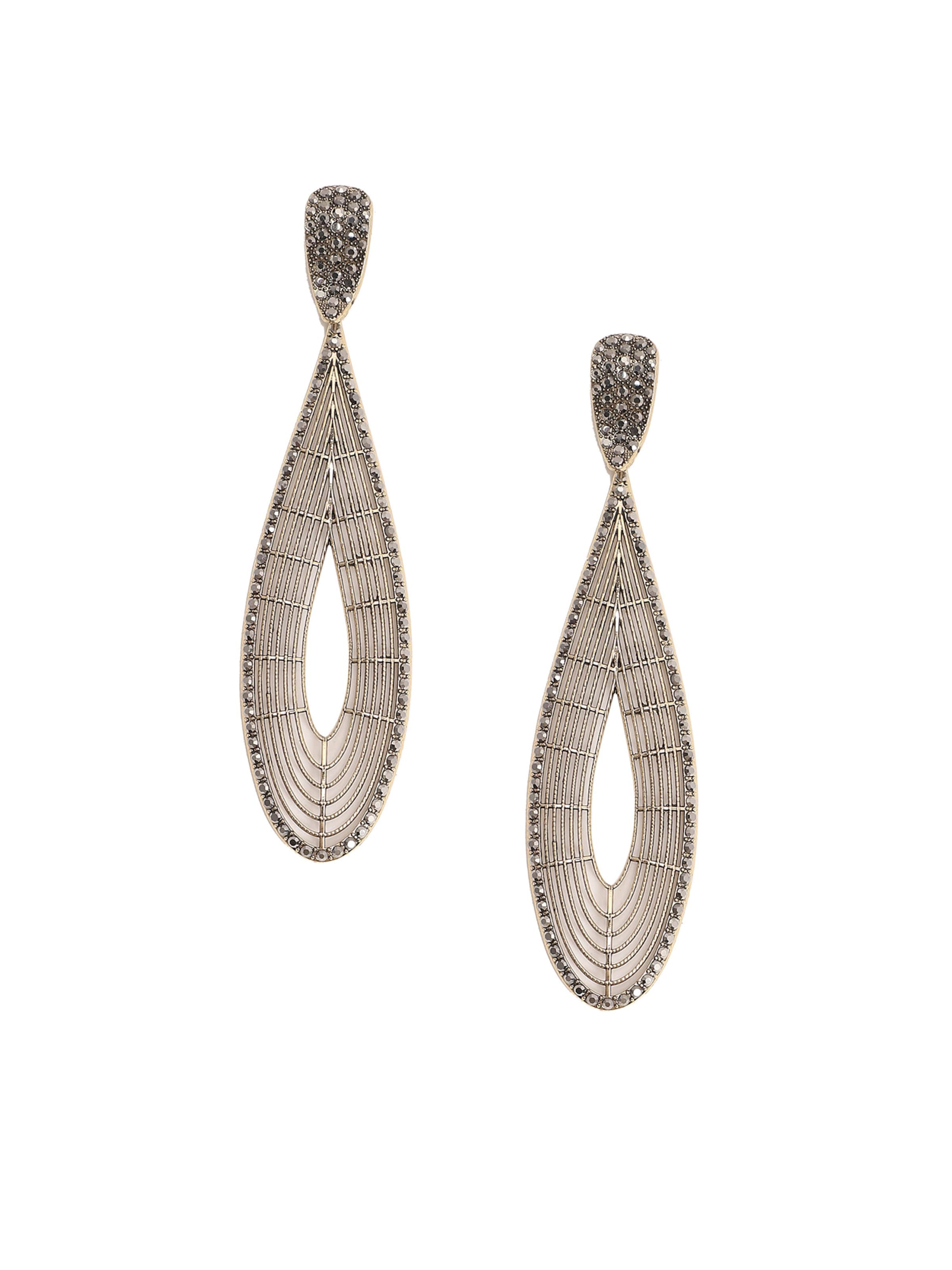 SOHI Серьги 'Jocosa ' в Серебристый: спереди