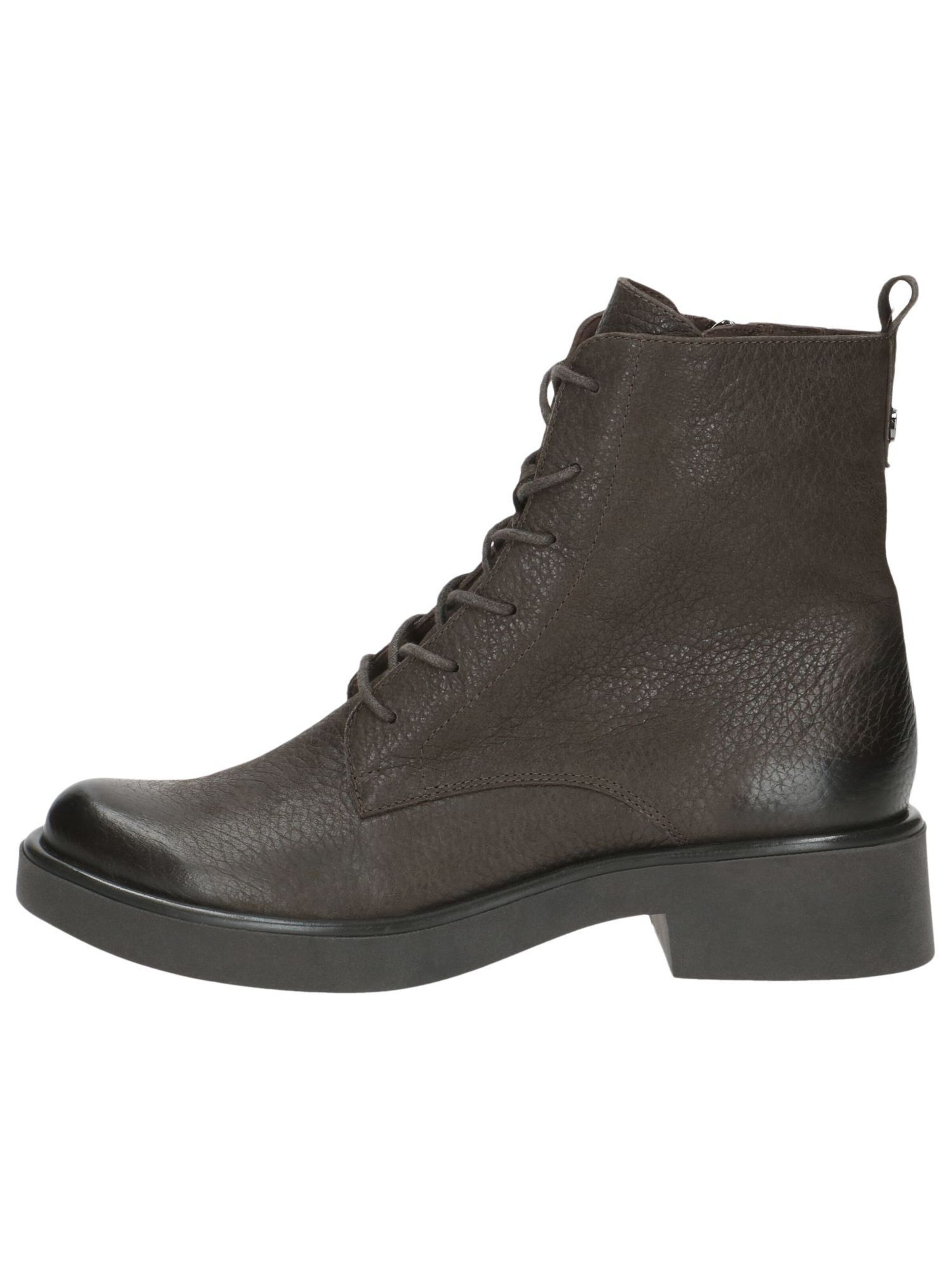 CAPRICE Lace-Up Ankle Boots in Brown